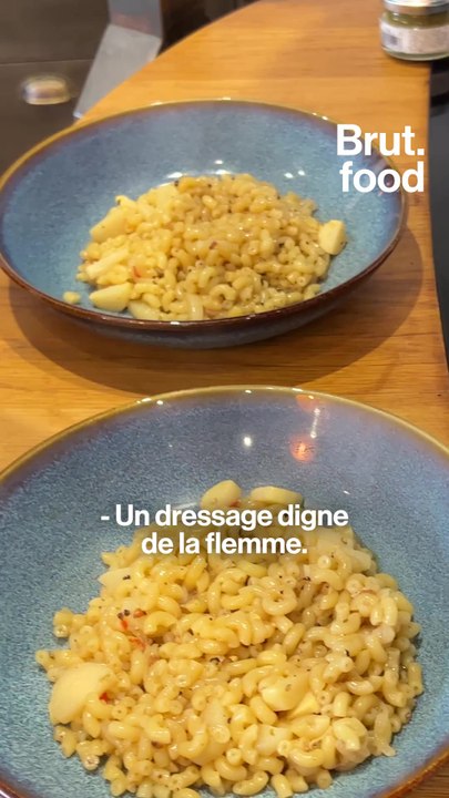 La recette de la flemme : coquillette au bouillon de volaille