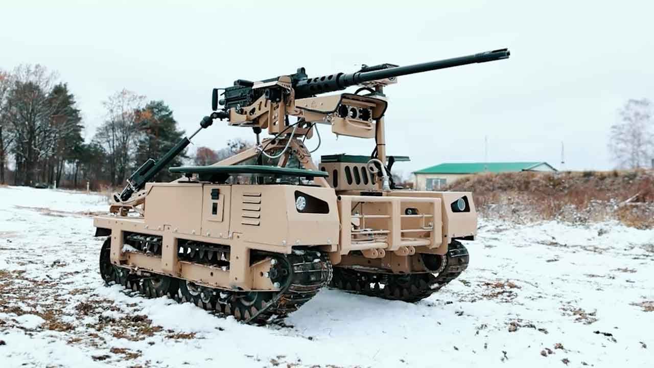 Droid TW: La mitragliatrice robotica ucraina che ricorda una macchina di "Terminator"