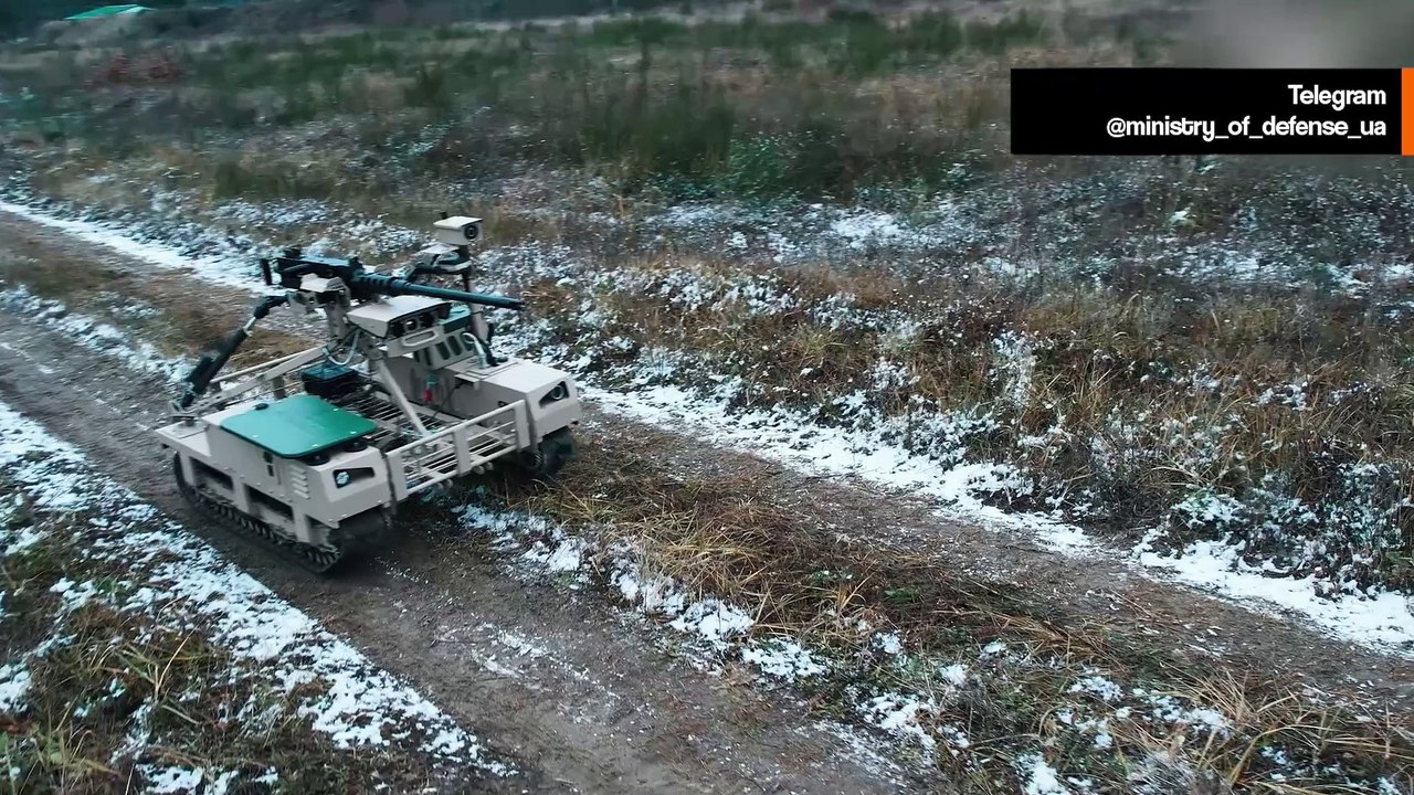 ドロイドTW：ウクライナのロボット機関銃、「ターミネーター」のマシンを彷彿とさせる