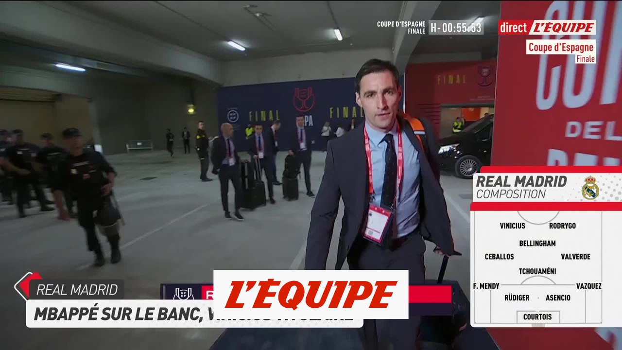 Mbappé sur le banc - Foot - Coupe du Roi - Real Madrid