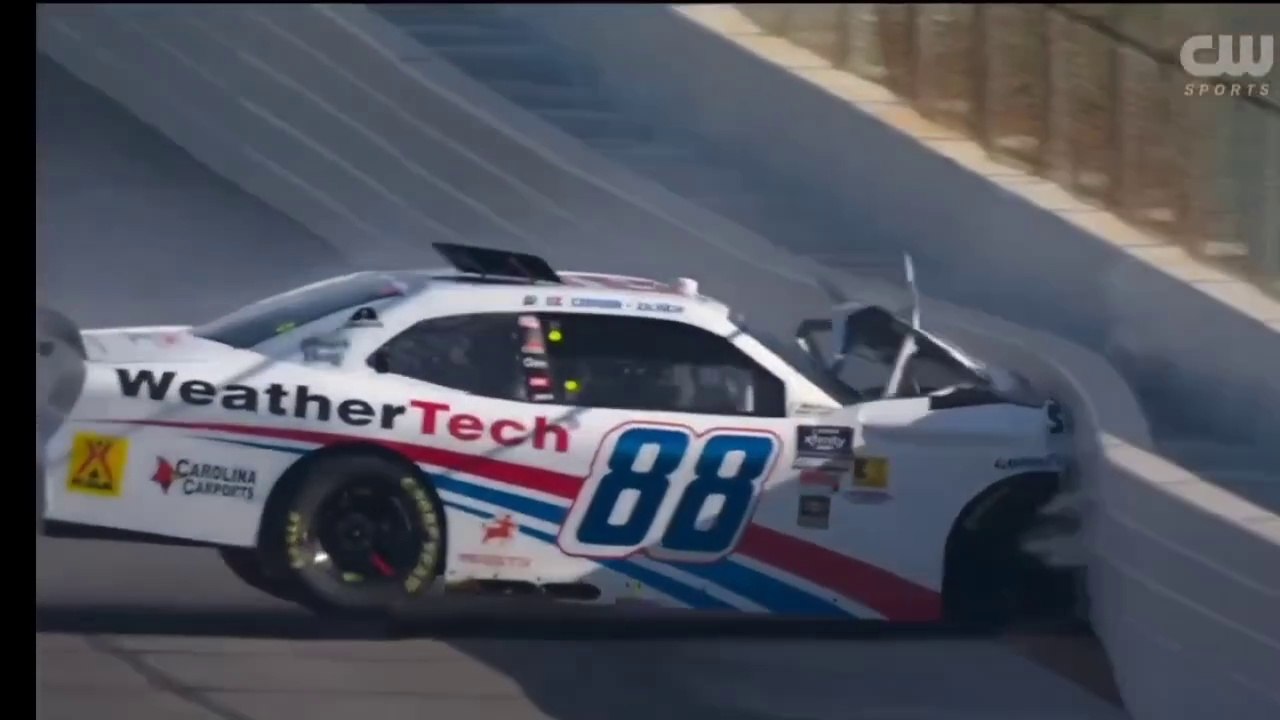 NASCAR Xfinity 2025 Talladega Zilisch Big Crash Last Lap