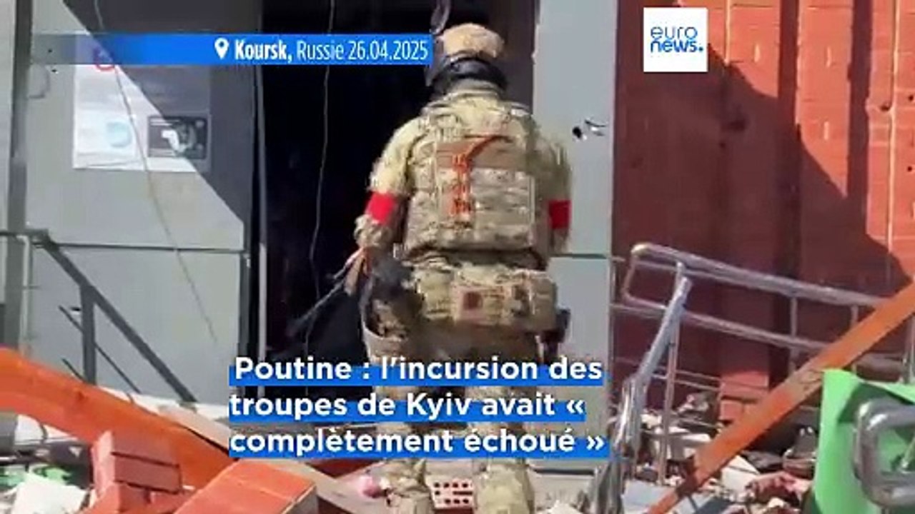 Kyiv dément avoir complètement abandonné la région russe de Koursk