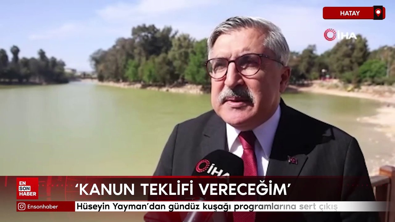 Hüseyin Yayman’dan gündüz kuşağı programlarına sert çıkış