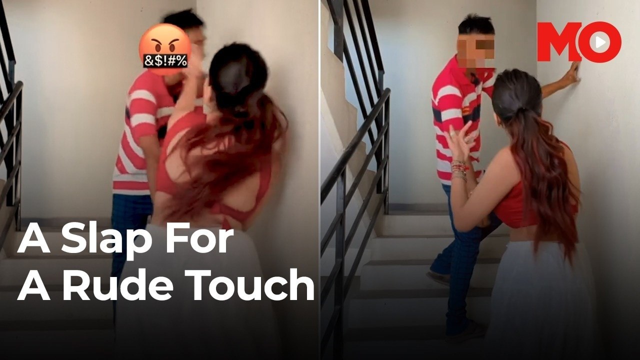 Woman slaps man for inappropriate touch, internet reacts
