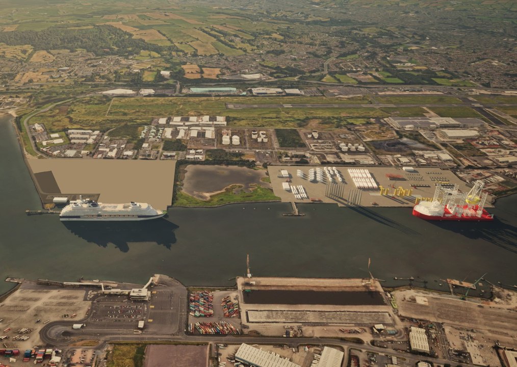 Work commences on Belfast Harbour’s largest ever port investment project to create new cruise and offshore wind energy terminal