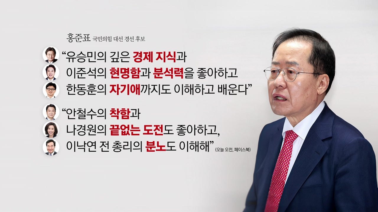 홍준표의 '졸업'...경쟁자의 '올바름'·'착함'·'자기애' [앵커리포트] / YTN