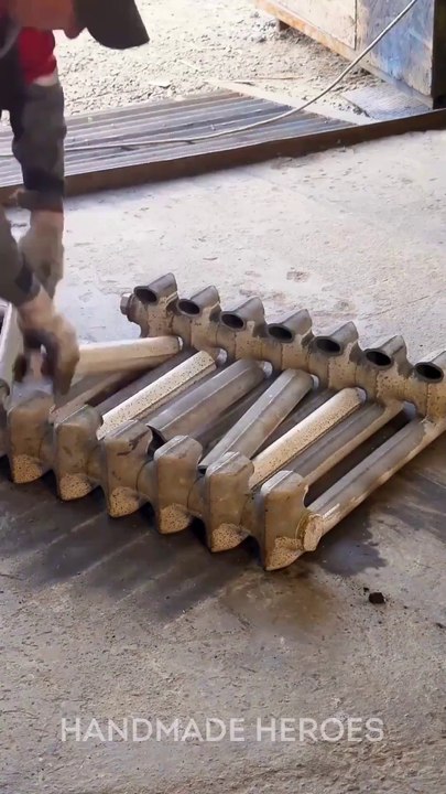 Turning an Old Radiator into a Functional DIY Stove #