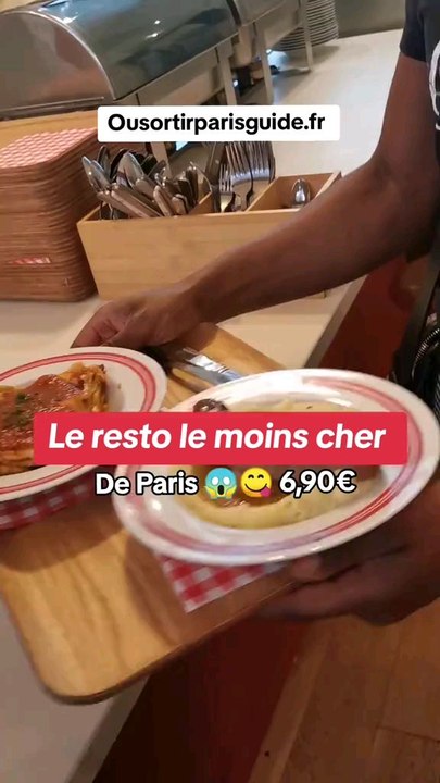 Le resto le moins cher de Paris 🇫🇷 😱 😋