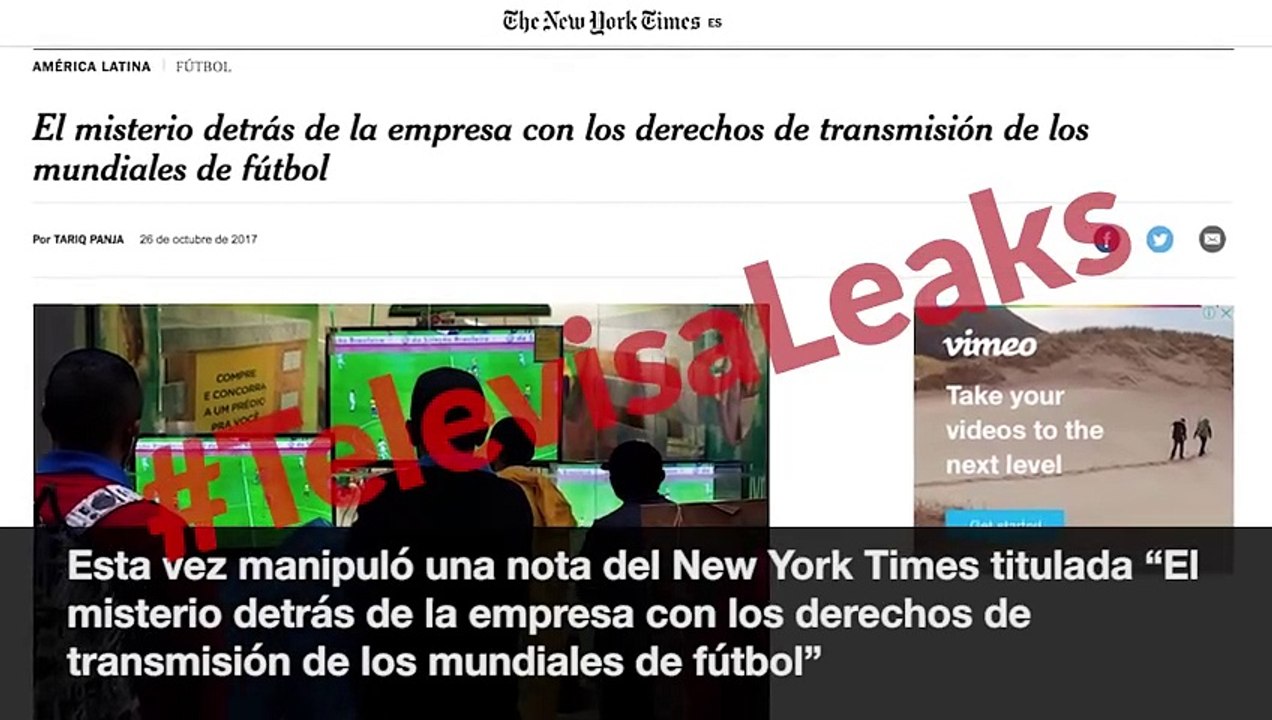 Ataque de Televisa contra Reforma