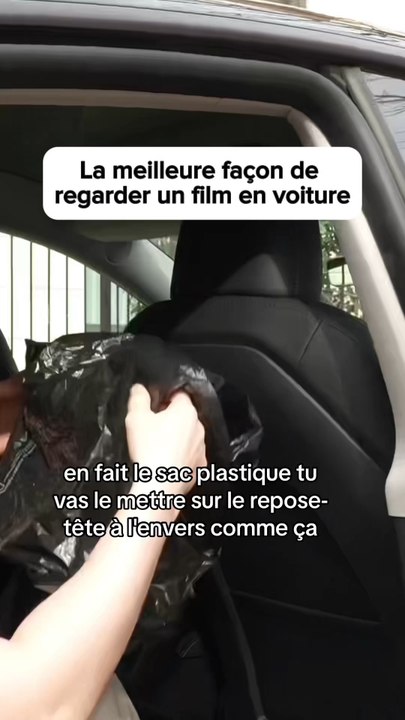 La meilleure façon de regarder un film en voiture