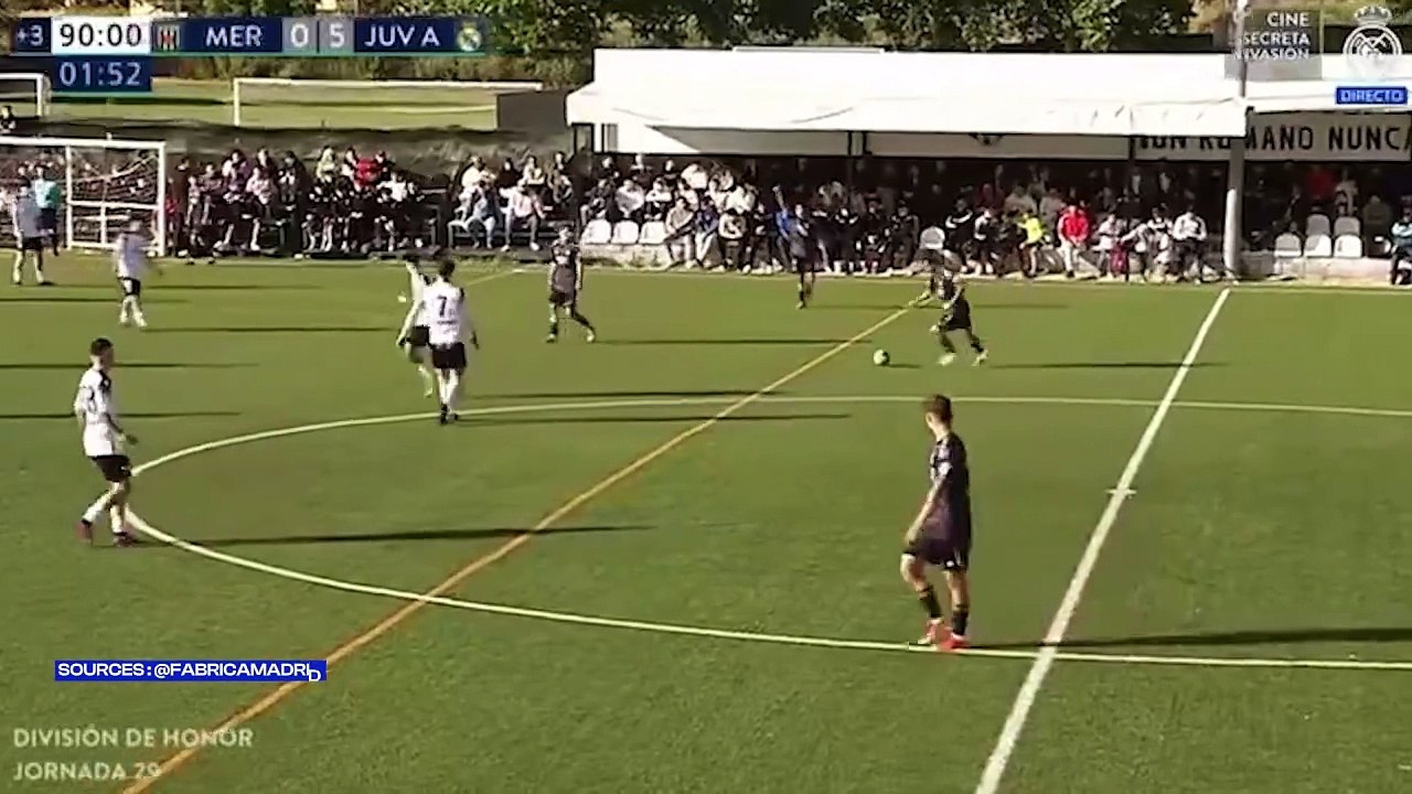 L'incroyable lob de Youssef Enríquez Lekhedim avec le Real Madrid