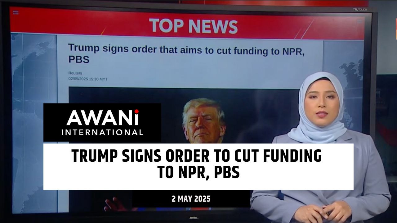 Trump signs order to cut funding to NPR,PBS
