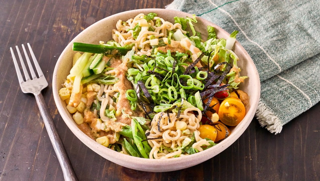 How to Make Ramen Noodle Salad