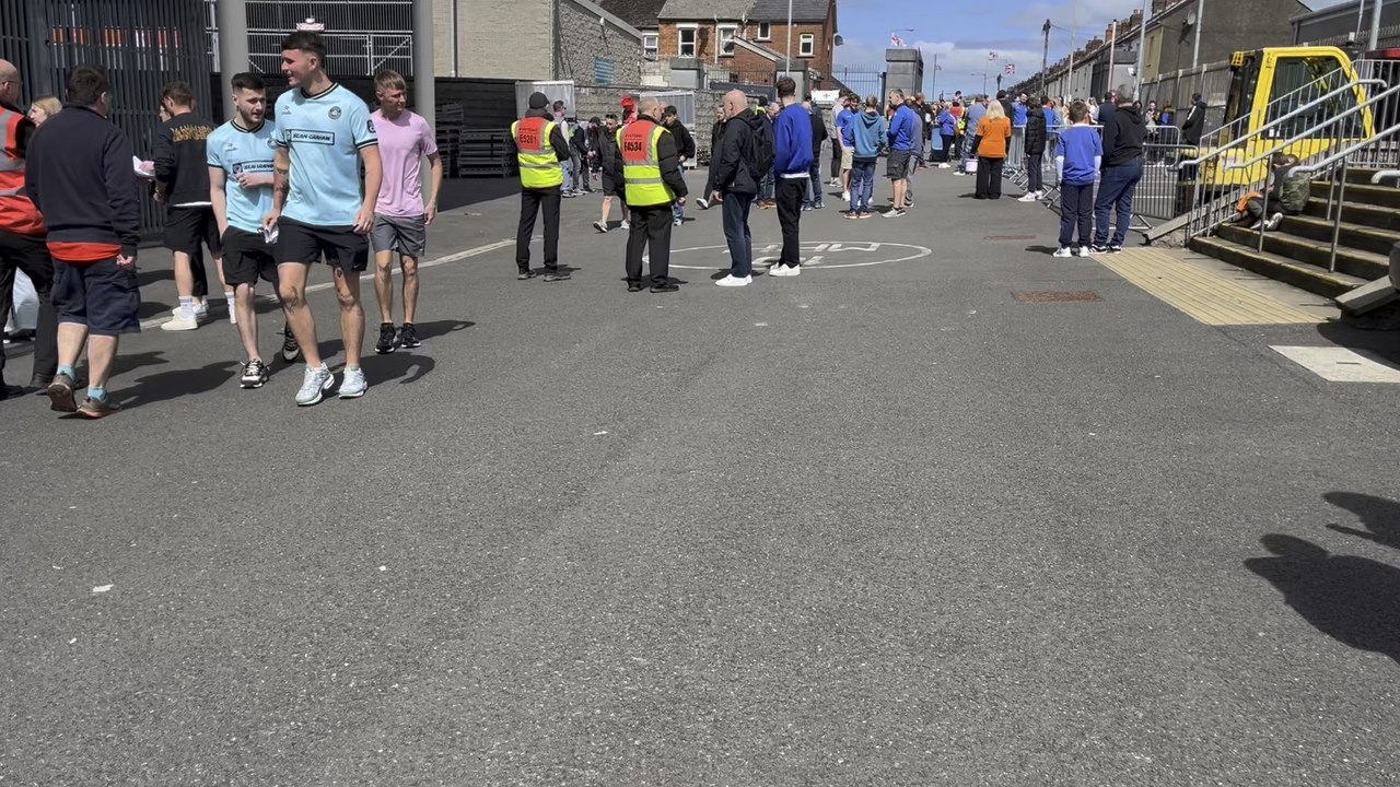 2025 Irish Cup Final - Build Up