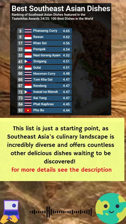Best Southeast Asian Dishes #ranking