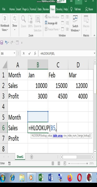 Hlookup Tricks in Excel