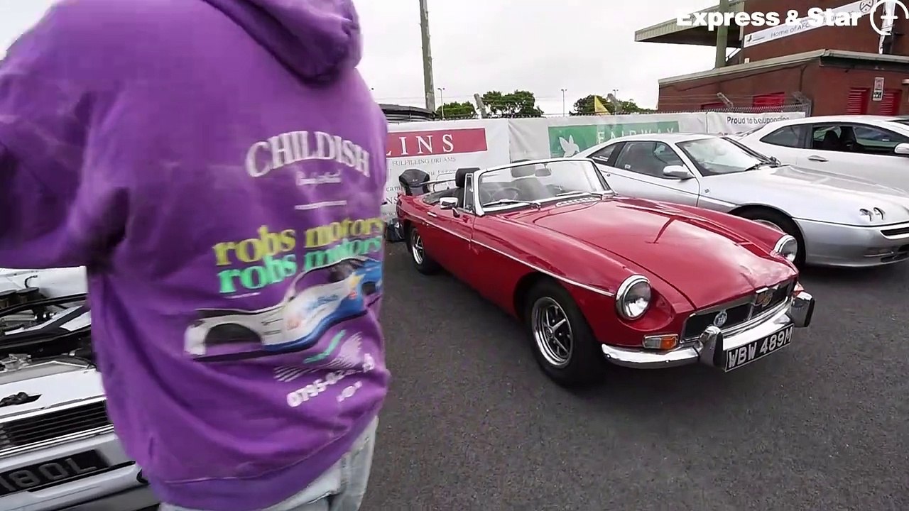 Classic cars event at AFC Wulfrunians, Wolverhampton.