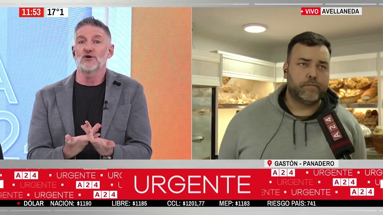 FUERTE CRUCE ENTRE LUIS NOVARESIO Y UN PANADERO EN VIVO EN A24