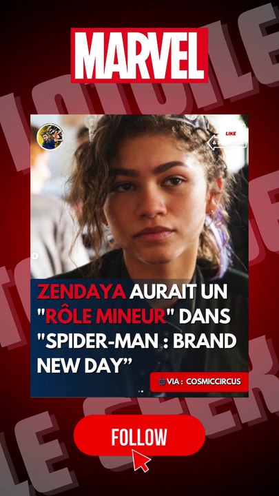 RUMEUR MARVEL ZENDAYA