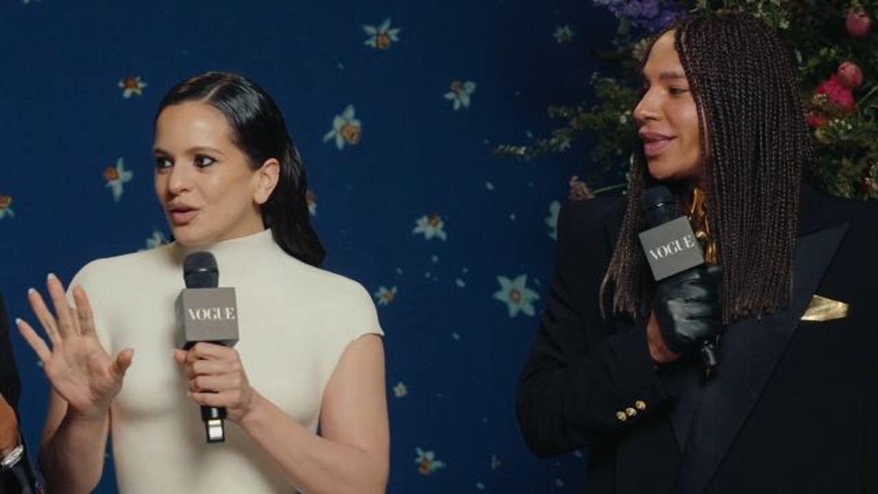 Rosalía and Olivier Rousteing Attend The 2025 Met Gala