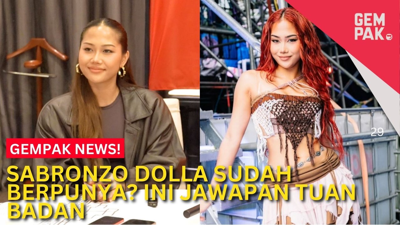 #GempakVideoNews : Sabronzo Jawab Spekulasi Sudah Berpunya, Tak Akan Undur Diri Dari DOLLA Lepas Kahwin