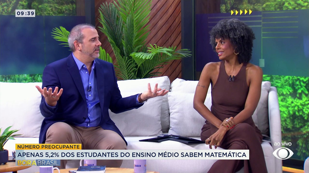 Apenas 5,2% dos alunos do ensino médio sabem matemática