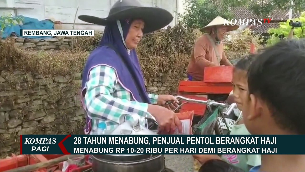 28 Tahun Nabung Rp10 Ribu per Hari, Ini Kisah Penjual Pentol di Rembang Berangkat Haji