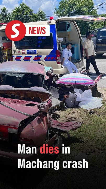 Man killed in car-lorry collision in Machang