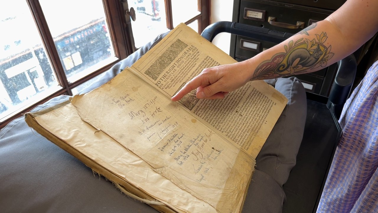 Unearthed is on display at Glasgow’s Mitchell Library showcasing a gardening book published in the 1600s