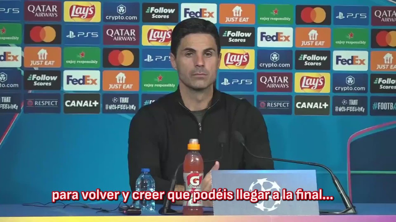 Hiela el alma: tremenda confesión de Arteta en la última pregunta de la rueda de prensa