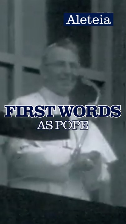 Popes First Words