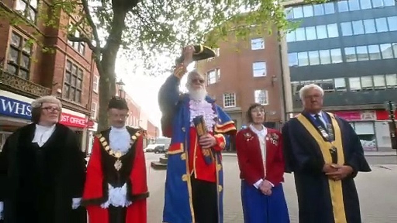 Shrewsbury on VE day morning
