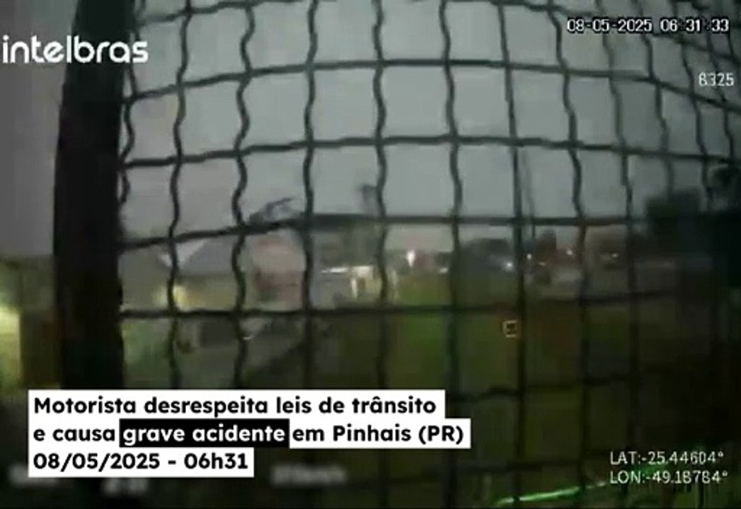 Vídeo mostra outro ângulo de grave acidente com trem em Pinhais