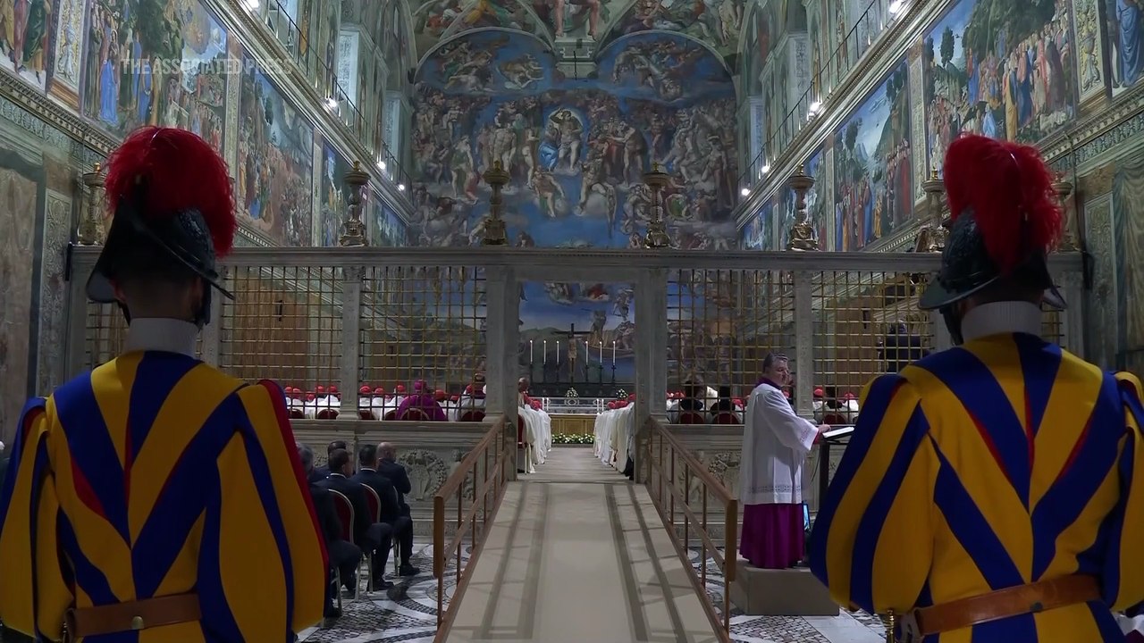 Pope Leo XIV conducts his first mass at the Vatican