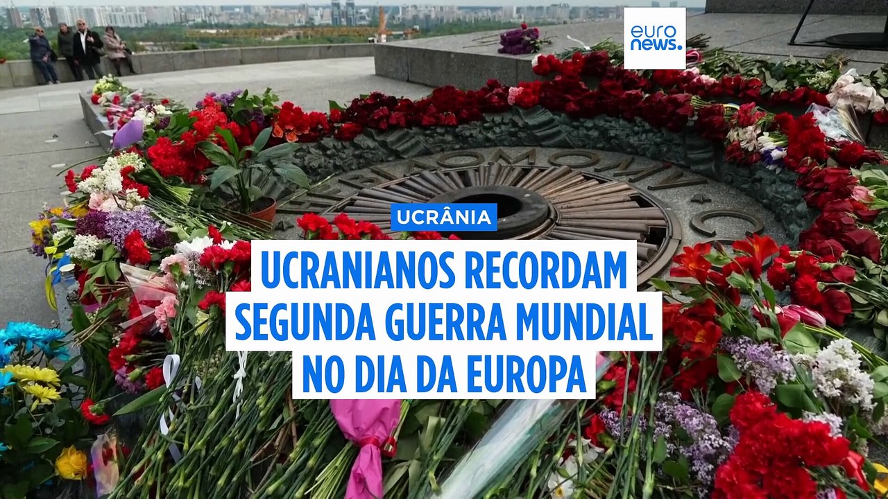 Ucranianos homenageiam veteranos da Segunda Guerra Mundial