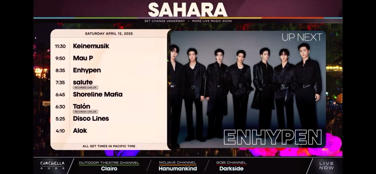 ENHYPEN Set to Shine at Coachella 2025 🎤