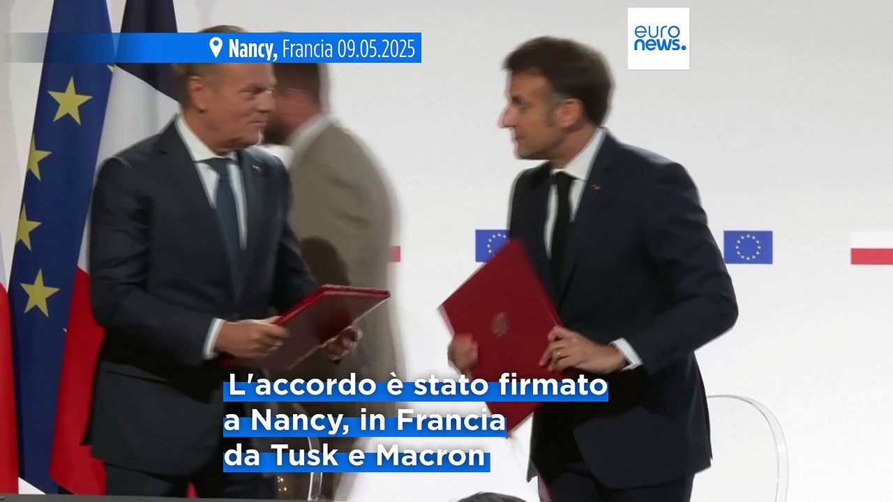 Francia e Polonia firmano trattato su difesa, nucleare e mutua assistenza in caso di attacco