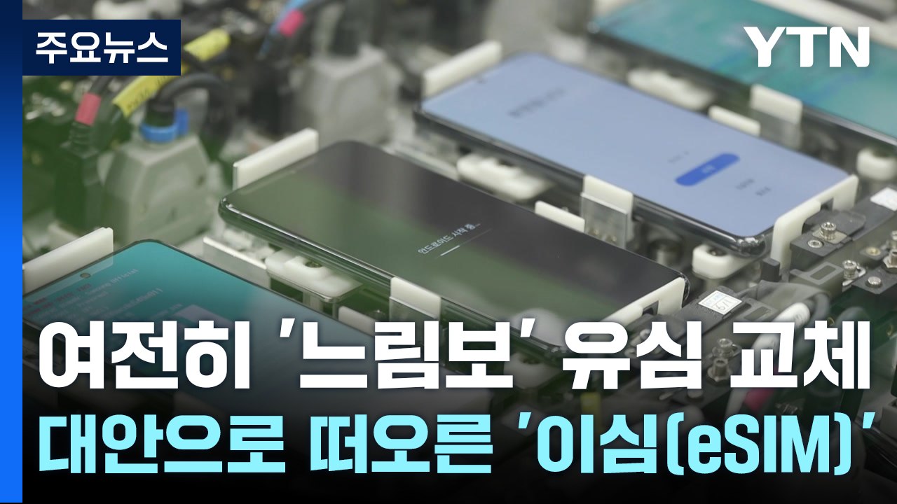 여전히 '느림보' 유심 교체...대안으로 떠오른 '이심(eSIM)' / YTN