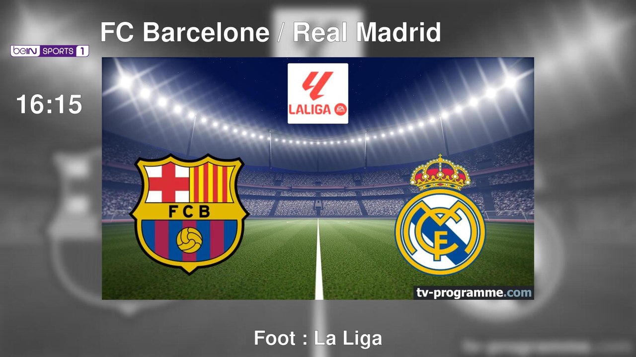 Programme SPORT du Dimanche 11 mai 2025 : FC Barcelone vs Real Madrid en direct ⚽