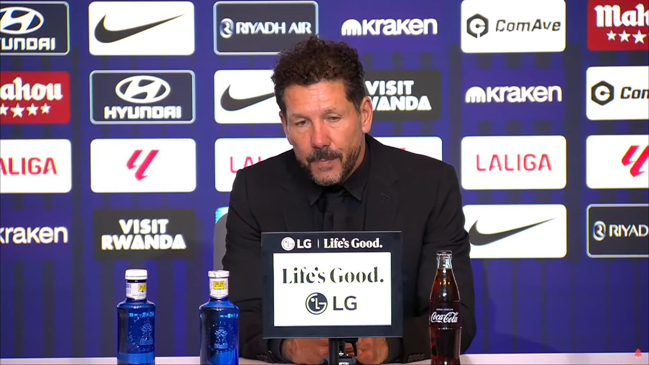 SIMEONE, rueda de prensa POST al ATLÉTICO DE MADRID 4 vs REAL SOCIEDAD 0 de LALIGA
