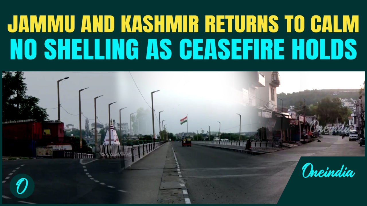 Peaceful Morning In Jammu And Kashmir After 4 Days of Conflict | Normalcy Returns After Ceasefire