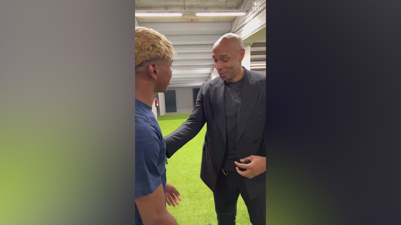 Lamine Yamal and Thierry Henry's Memorable Jersey Swap Moment