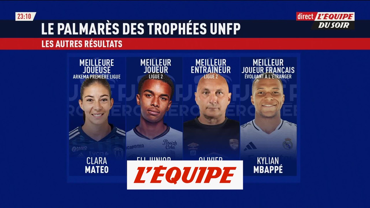 Le palmarès 2024-2025 - Foot - Trophées UNFP