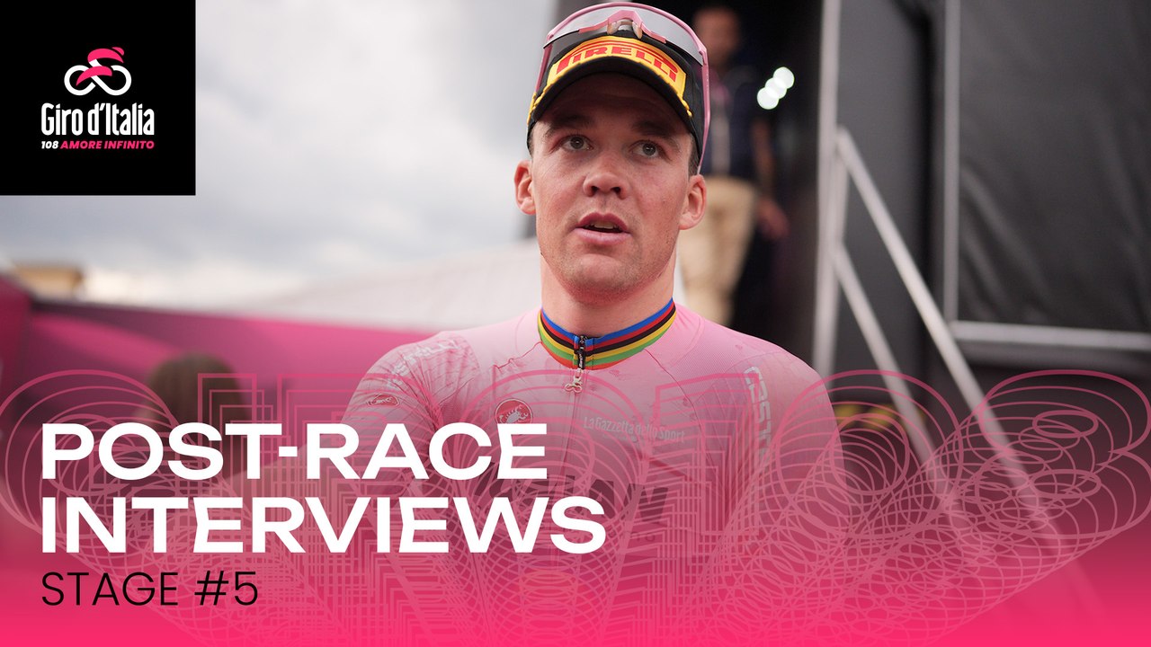 Giro d'Italia 2025 | Stage 5: Post-race interviews