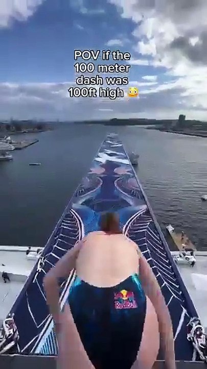 SPRINTING 100FT HIGH