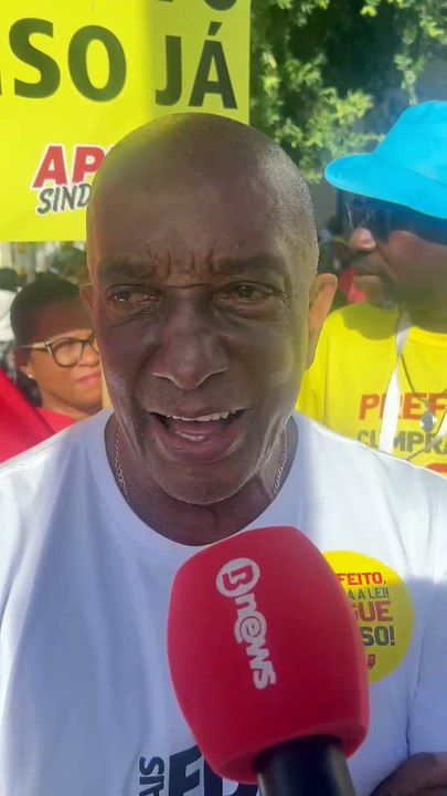 VÍDEO: Coordenador do sindicato dos professores classfica como "irresponsável"  não pagamento do piso salarial por Bruno Reis