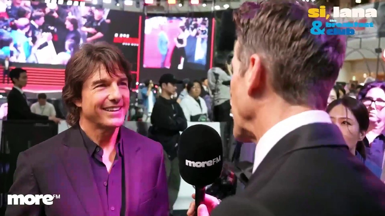 Simon Barnett interviews Tom Cruise. Video: MoreFM
