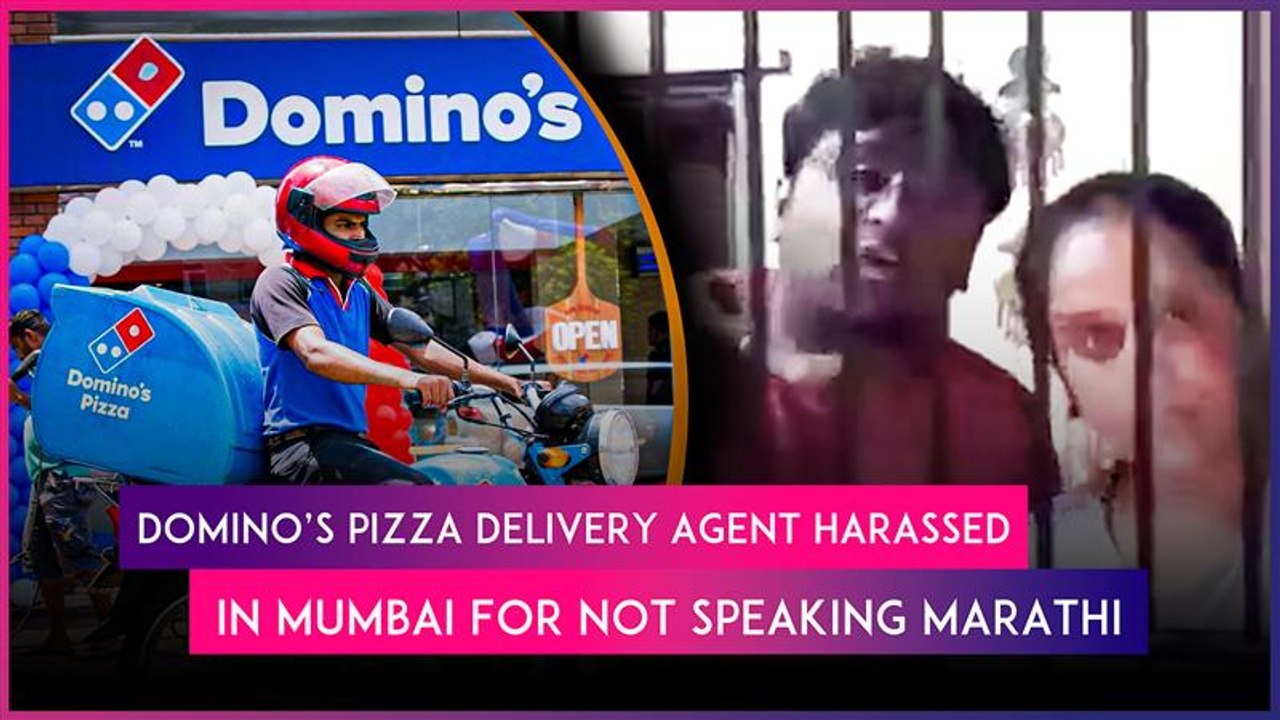 ‘Speak Marathi Or Won’t Pay’: Mumbai Couple Harasses Domino’s Pizza Delivery Agent, Video Goes Viral