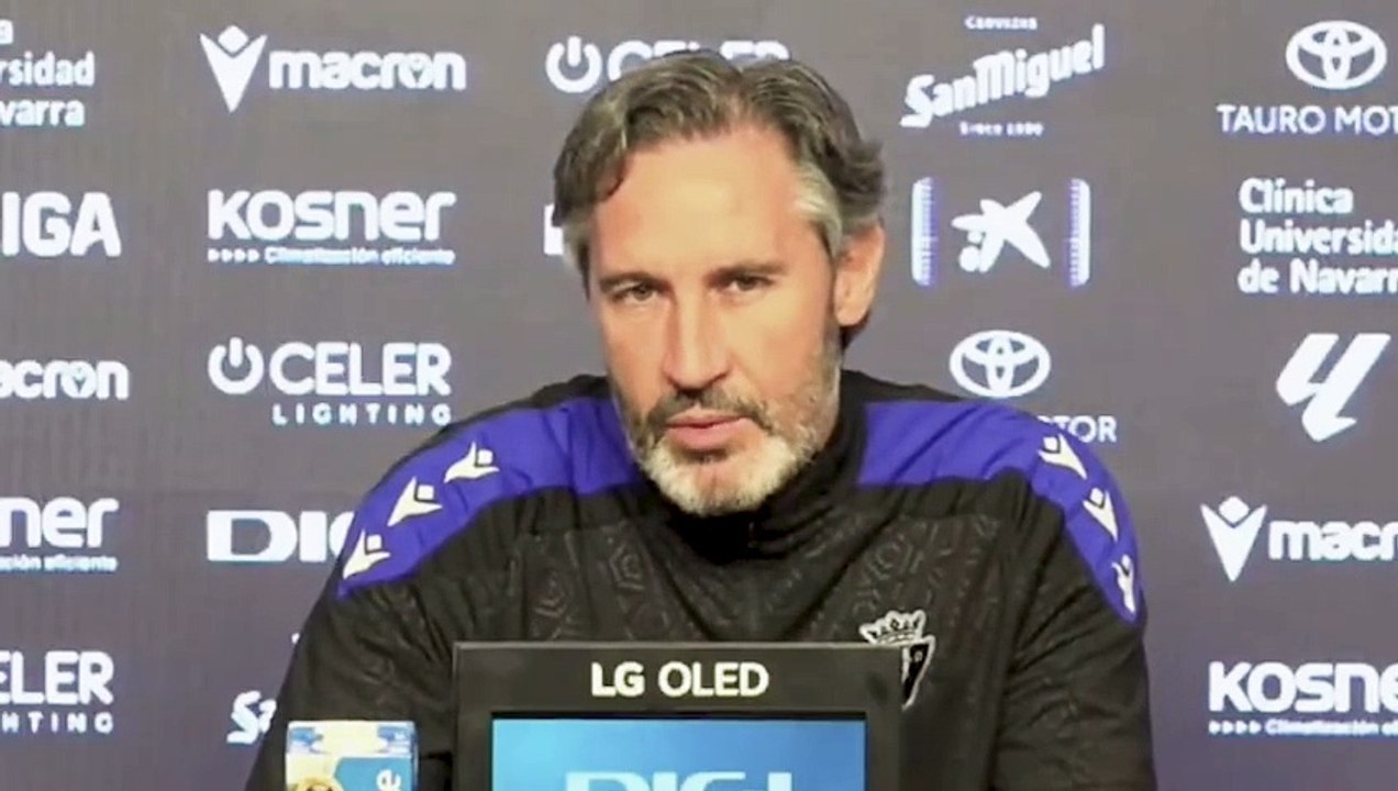 Vicente Moreno anuncia su adiós a Osasuna