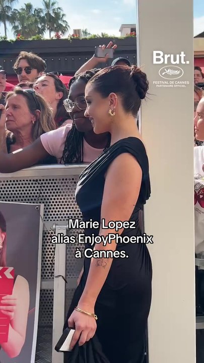 Marie Lopez, alias EnjoyPhoenix à Cannes.